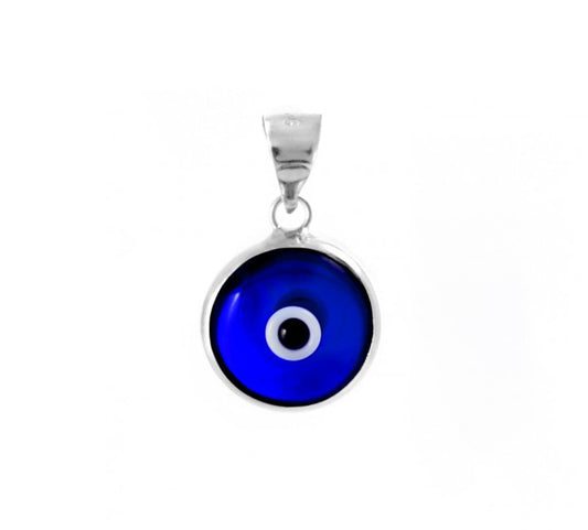 Silver Evil Eye Pendant